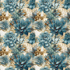SUCCULENT PLANTS PAT. 1 - Cotton woven fabric