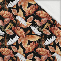 GOLDEN GARDEN VZ. 3 (BAREVNÝ PODZIM) / Černá - teplákovina s elastanem ITY