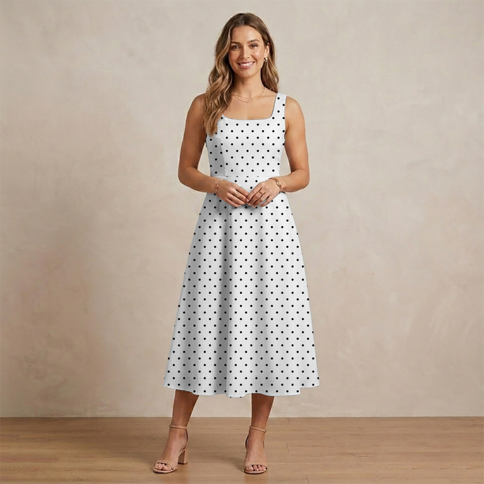 POLKA DOTS WZ. 2 - single jersey 