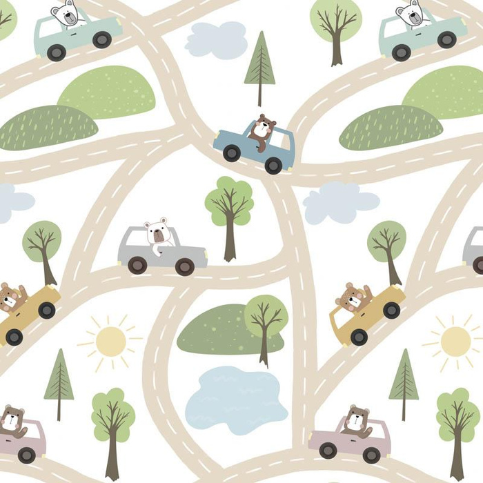 BUNTE AUTOS / Strassen (STADTBÄREN) - Softshell 