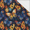 Butterfly & Flowers wz.7- single jersey s elastanem ITY