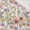 PASTEL FLOWERS WZ. 32 - Hydrofobowa dzianina drapana