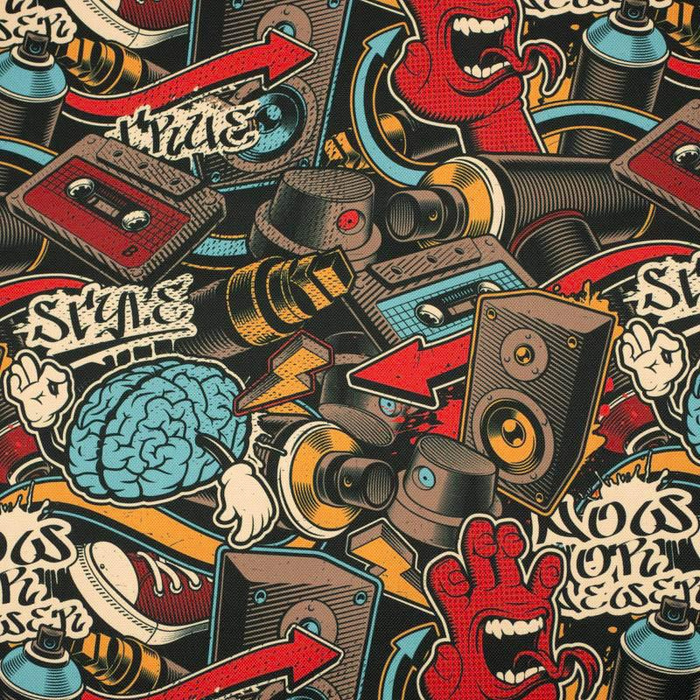 STREET STYLE MST. 7 - Wasserabweisende Webware