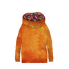 BLUZA DAMSKA (FURIA) NIETOPERZ Z KOMINEM - ORANGE SPECKS / purpurowe liście - zestaw do uszycia XL