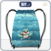 GYM BAG - TURTLE (SEA ANIMALS pat. 1) - small