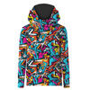 UNISEX HOODIE (HYDRA) - COLORFUL GRAFFITI - sewing set (98/104)