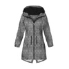 DAMENPARKA (ANNA) - ZOPF / grau - Softshell XL