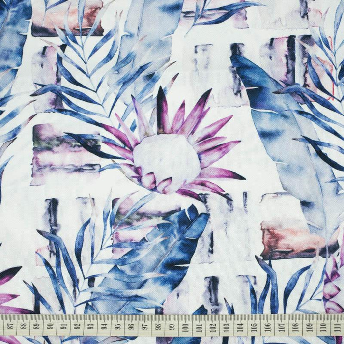 WATERCOLOR LEAVES 2.0 - Waterproof woven fabric