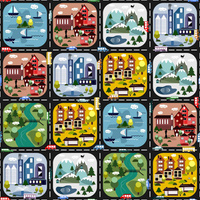 STREETS - Cotton woven fabric