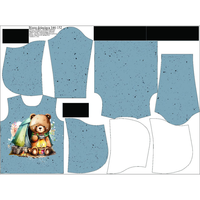 KINDER HOODIE (ALEX) - EXPLORE THE WORLD MS. 2 - Nähset (86/92) 