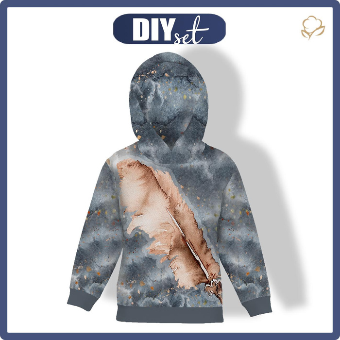 KINDER HOODIE - DER FEDER (MAGIC) - Sommersweat (122/128)