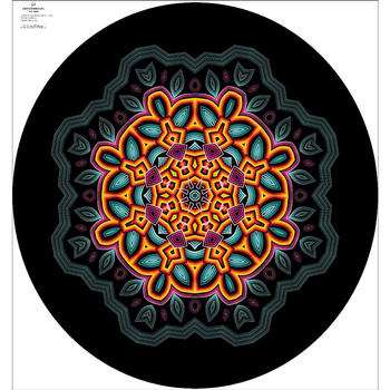 COLORFUL MANDALA - panel na spódnicę z koła D