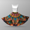 COLORFUL MANDALA PAT.6 - circle skirt panel D