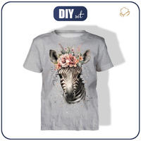 KID’S T-SHIRT - BABY ZEBRA - sewing set