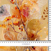 AUTUMN FLOWERS WZ. 24 - Hydrofobní česaná teplákovina