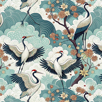 Japanese Garden wz.2 (birds) - Panama 220g