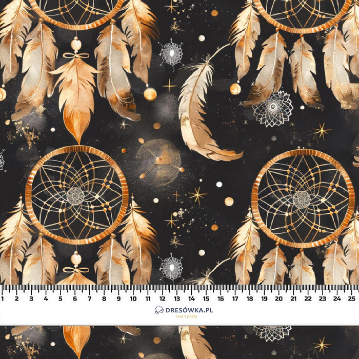 DREAM CATCHERS vz.2 - teplákovina počesaná s elastanem ITY