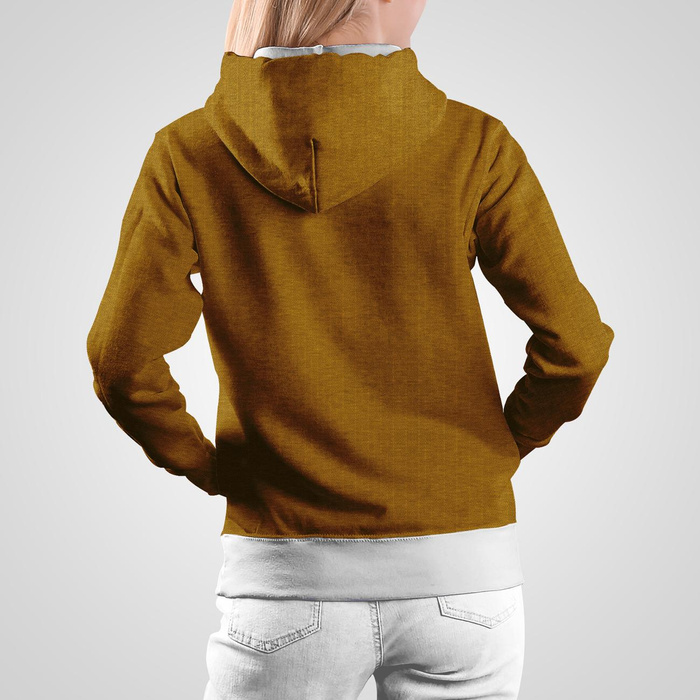 HERRINGBONE / NIGHT CALL / mustard - Viscose jersey