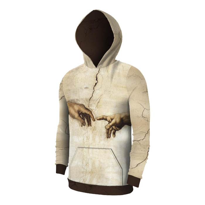 HERREN HOODIE (COLORADO) - DIE ERSCHAFFUNG ADAMS (Michelangelo Buonarroti) - Nähset M