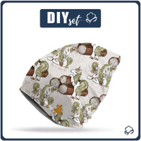 ČEPICE “Šmoulinka” - LESNÍ JEDNOROŽCI VZ. 1 / béžové / Rozměr na výběr