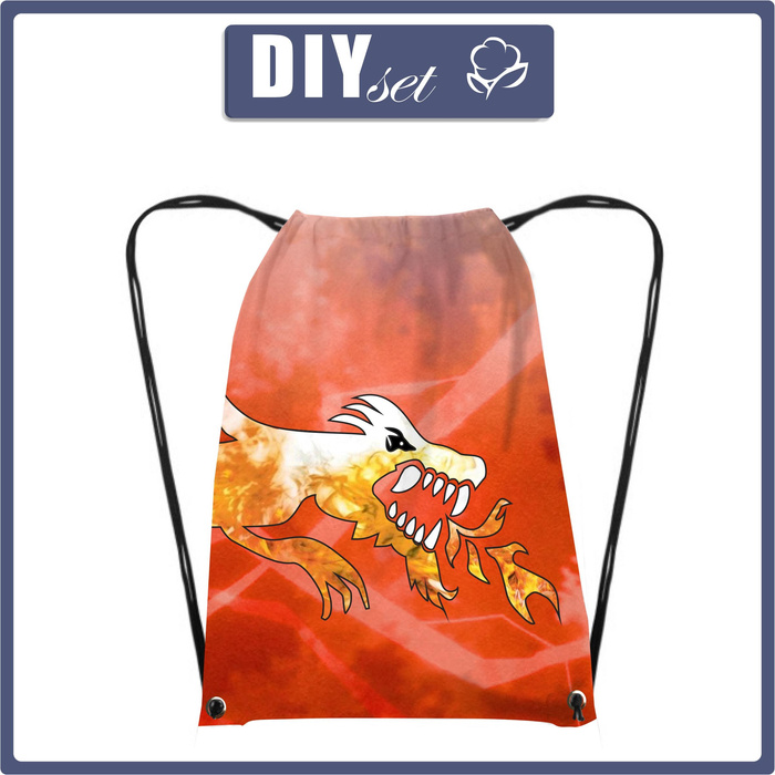 GYM BAG - RED NINJA - big