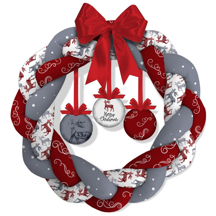 WEIHNACHTSKRANZ - RENTIERE (NORDIC CHRISTMAS) - Nähset