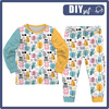 CHILDREN'S PAJAMAS " MIKI" - PAINTED OWLS - sewing set (86/92)