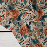 PASTEL FLOWERS WZ. 36 - Crepe