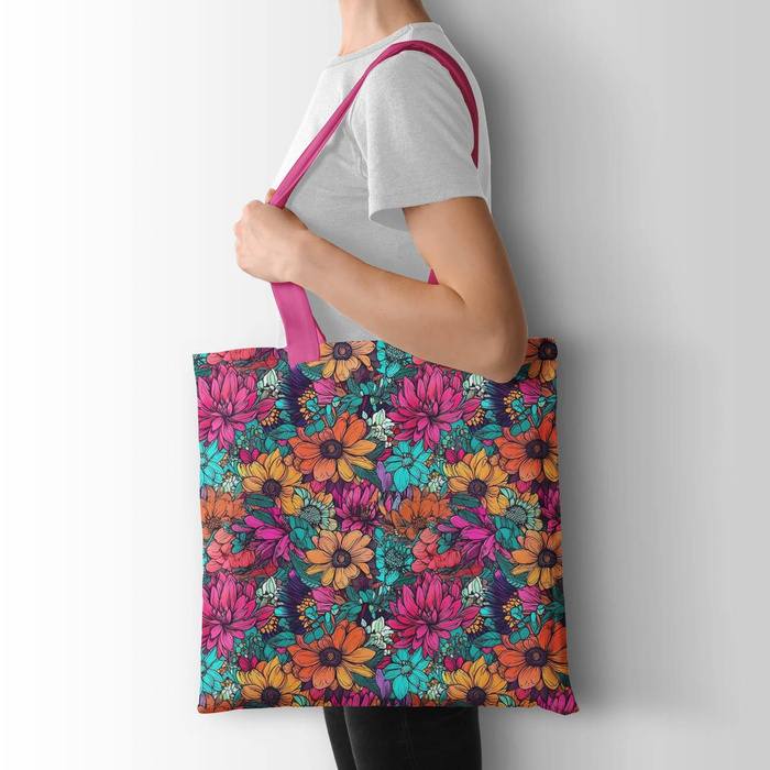 WATER-COLOR FLOWERS pat. 7 - Viscose jersey