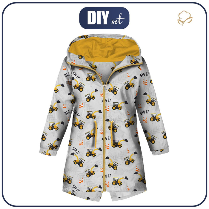 KIDS PARKA (ARIEL) - DIGGER - softshell (134/140)