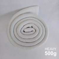 HEAVY Elastisches Rippbündchen 500g - WEISS