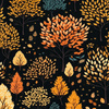 AUTUMN FOREST WZ. 3- Slub Weave