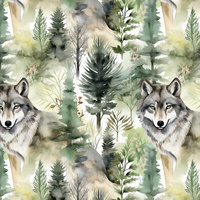 FOREST WZ.3 - Tkanina na ubrusy