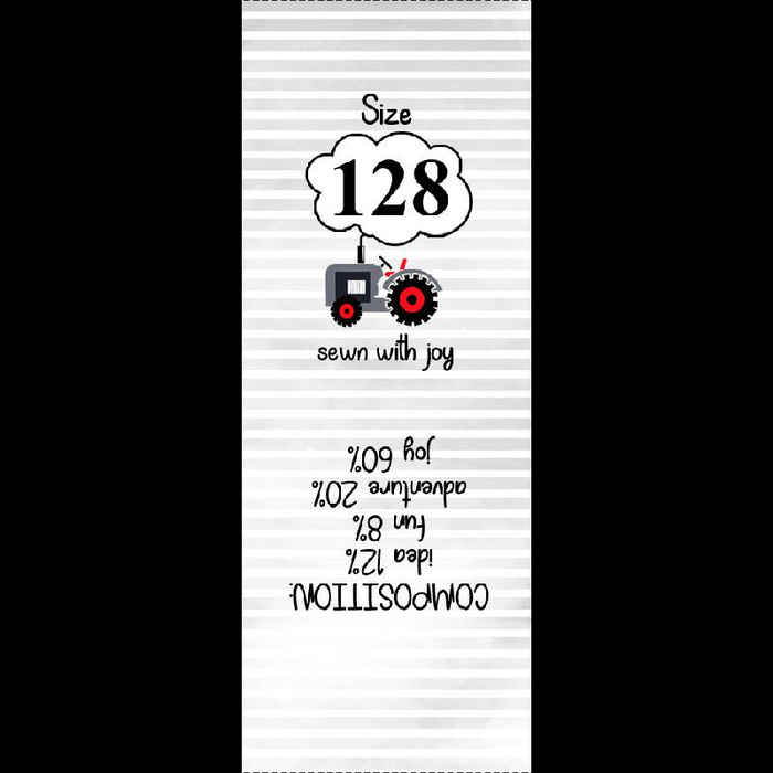 Jungs Textillabel "TRAKTOR " EN - 9 Stck Set / Größe nach Wahl