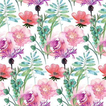 MEADOW PAT. 1 (IN THE MEADOW) - Cotton woven fabric