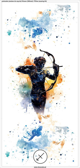 PILLOW 45X45 - SAGITTARIUS PAT. 2 - sewing set