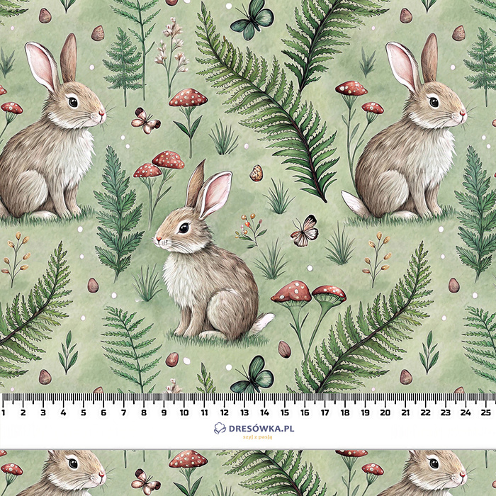 HAPPY BUNNY WZ. 8 - Slub Weave