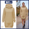 DIY Set - Klokaní mikina "LUXA" - BÉŽOVÁ - XL/XXL