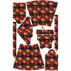 SUKIENKA KOPERTOWA (BIANCA) - VINTAGE CHINESE FLOWERS WZ. 3 - zestaw do uszycia XL