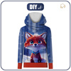 UNISEX HOODIE (HYDRA) - ANIMIERTER FUCHS - Nähset M