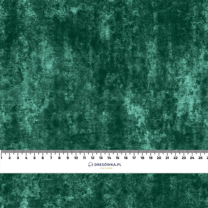 GRUNGE (flaschengrün) - Webware für Tischdecken