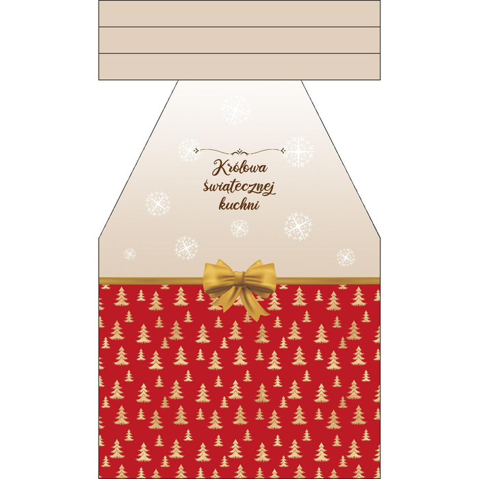 CHRISTMAS APRON - KRÓLOWA ŚWIĄTECZNEJ KUCHNI