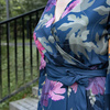 Zavinovací šaty "BIANCA" (M) - FLOWERS wz.10 - Sada šití 