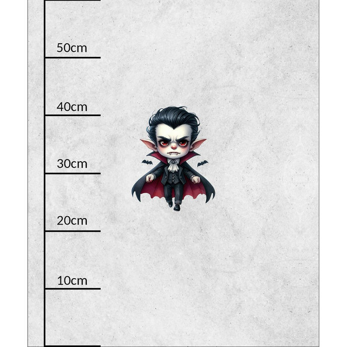DRACULA CUTE HALLOWEEN WZ. 1 - panel (60cm x 50cm) Cotton woven fabric