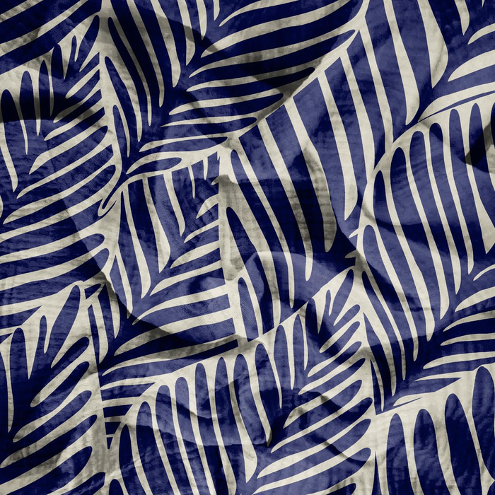 LEAVES WZ. 2 - Cotton muslin