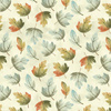 OAK LEAVES (AUTUMN GIRL) - looped knit fabric