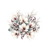 WINTER GARDEN WZ. 10 - panel (60cm x 50cm) Panama 220g