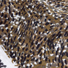 Viskózový krep - ABSTRACT ANIMAL PRINT / hnědý