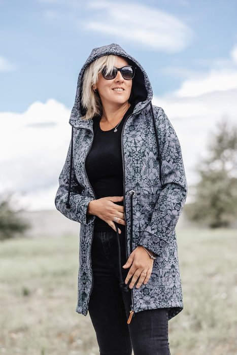 DAMENPARKA (ANNA) - HIBISKUS - Softshell XXL