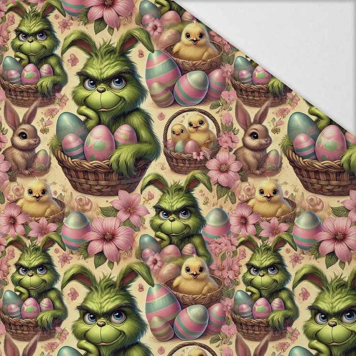 FUNNY EASTER wz.8 - brushed knitwear with elastane ITY